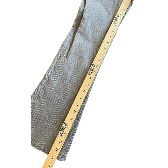 Frame Le Crop Mini Boot Plaid Jeans in Washed Grey Plaid Size 26‎ - Picture 12 of 14